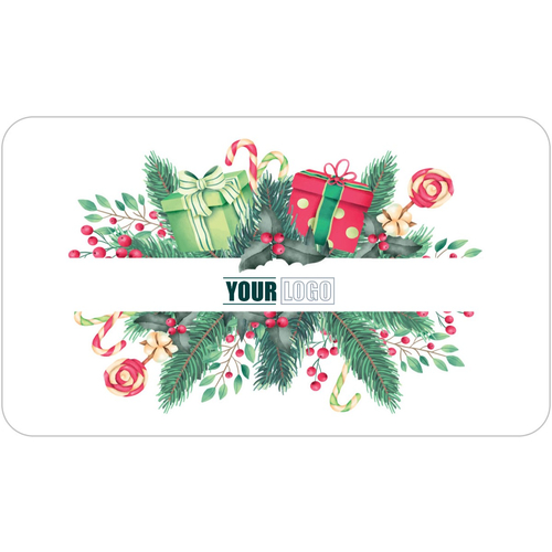 Kép 1/2 - Logózható üdvözlőkártya cégeknek karácsonyra