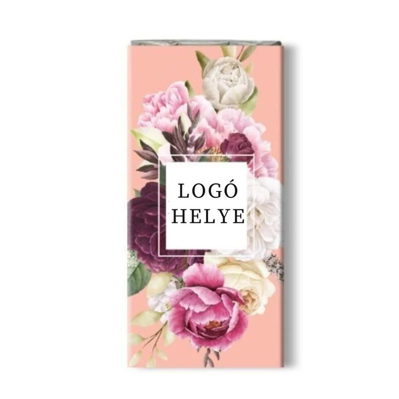 Logózható csokoládé nőnapra