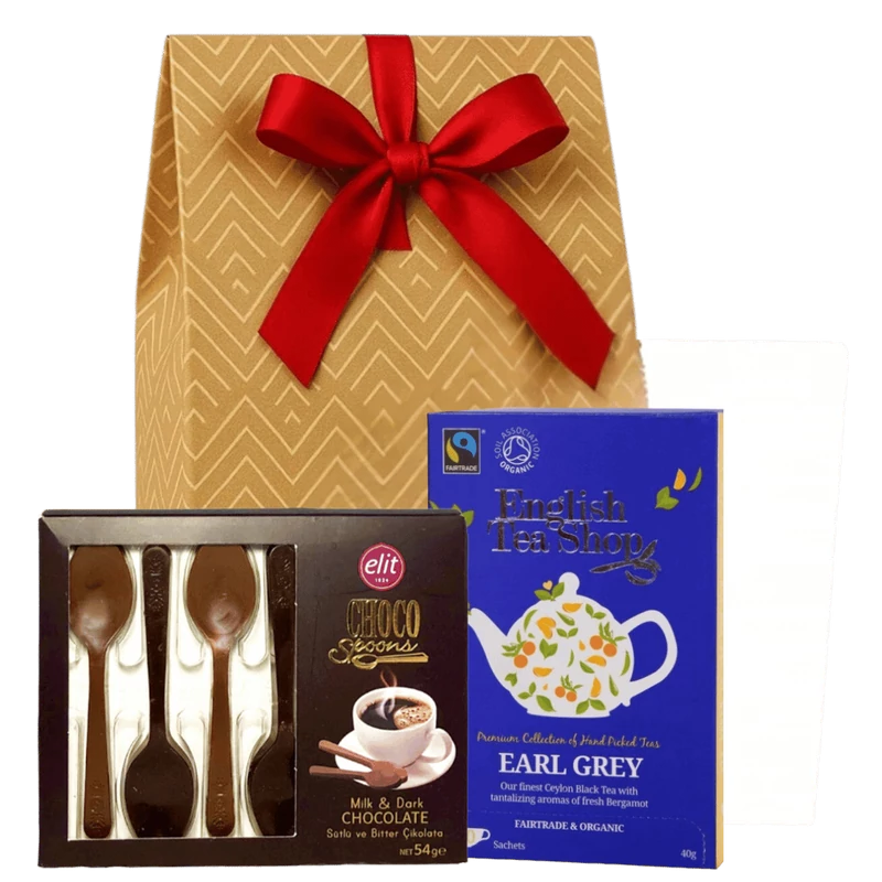 Nőnapi céges ajándékcsomagok - Tea és csoki nőnapra