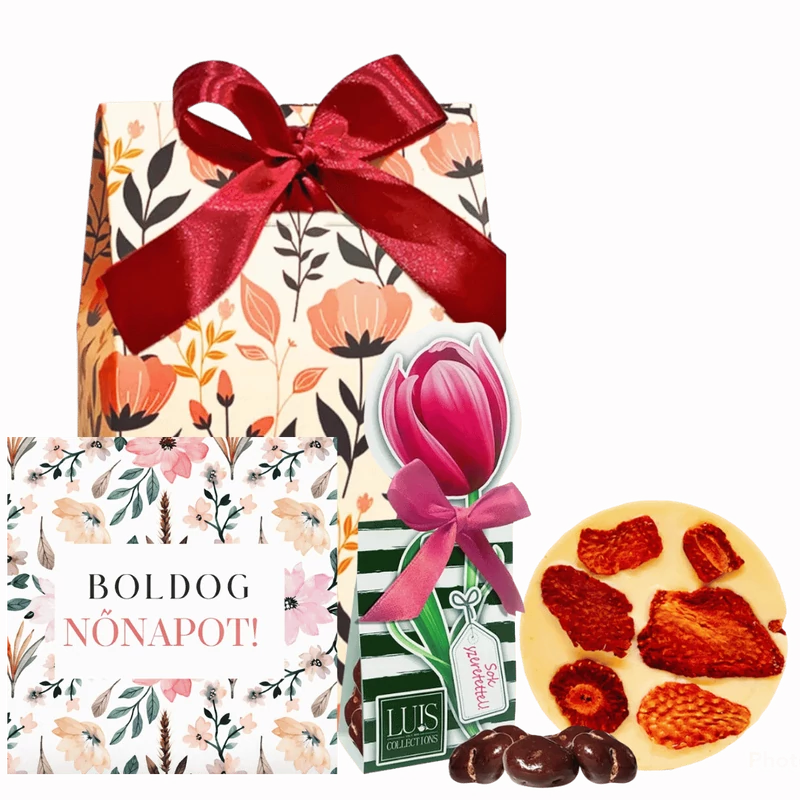 Üdvözlet nőnapi ajándék