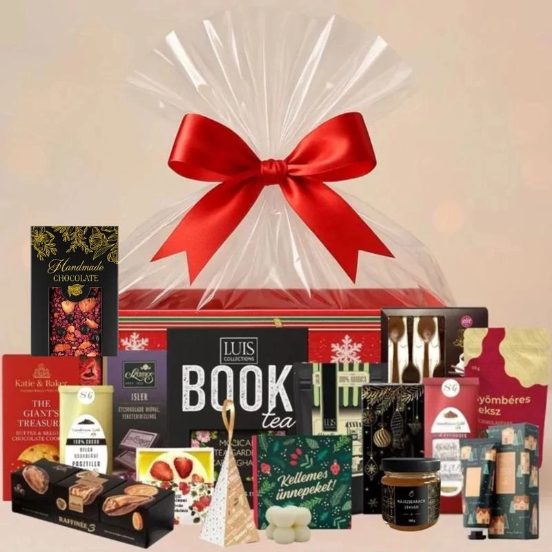 Karácsonyi ajándékkosár