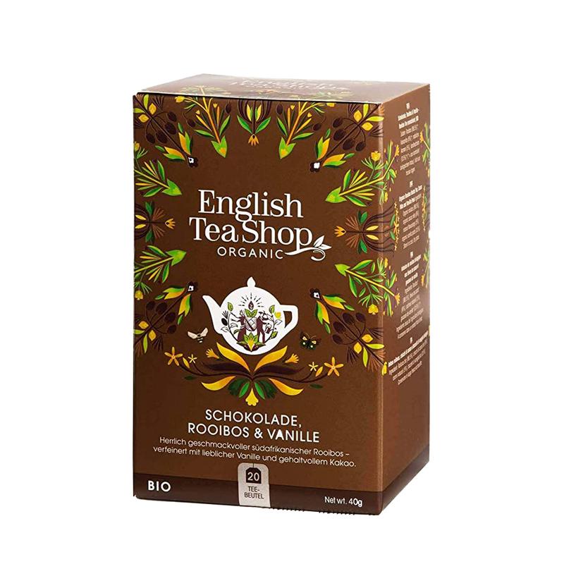 csokoladés bio tea ajándékkosár mellé